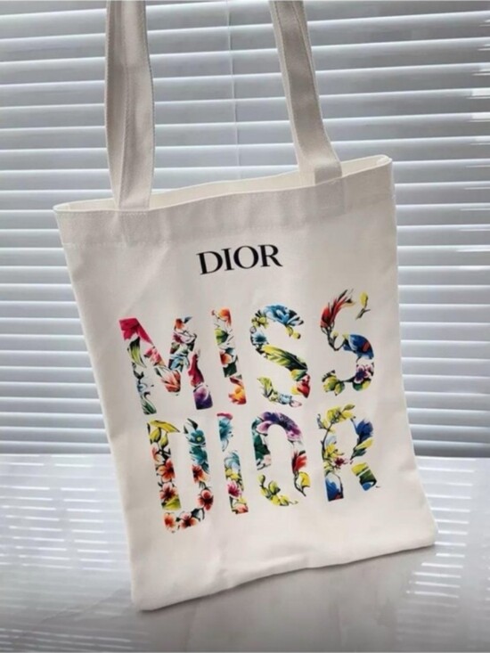 Handbags - Miss Dior GWP Floral Canvas Tote 🌼💠